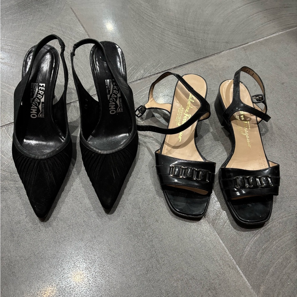 Salvatore Ferragamo Heels (1 free pair)